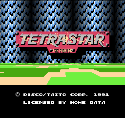 Tetrastar - The Fighter Title Screen
